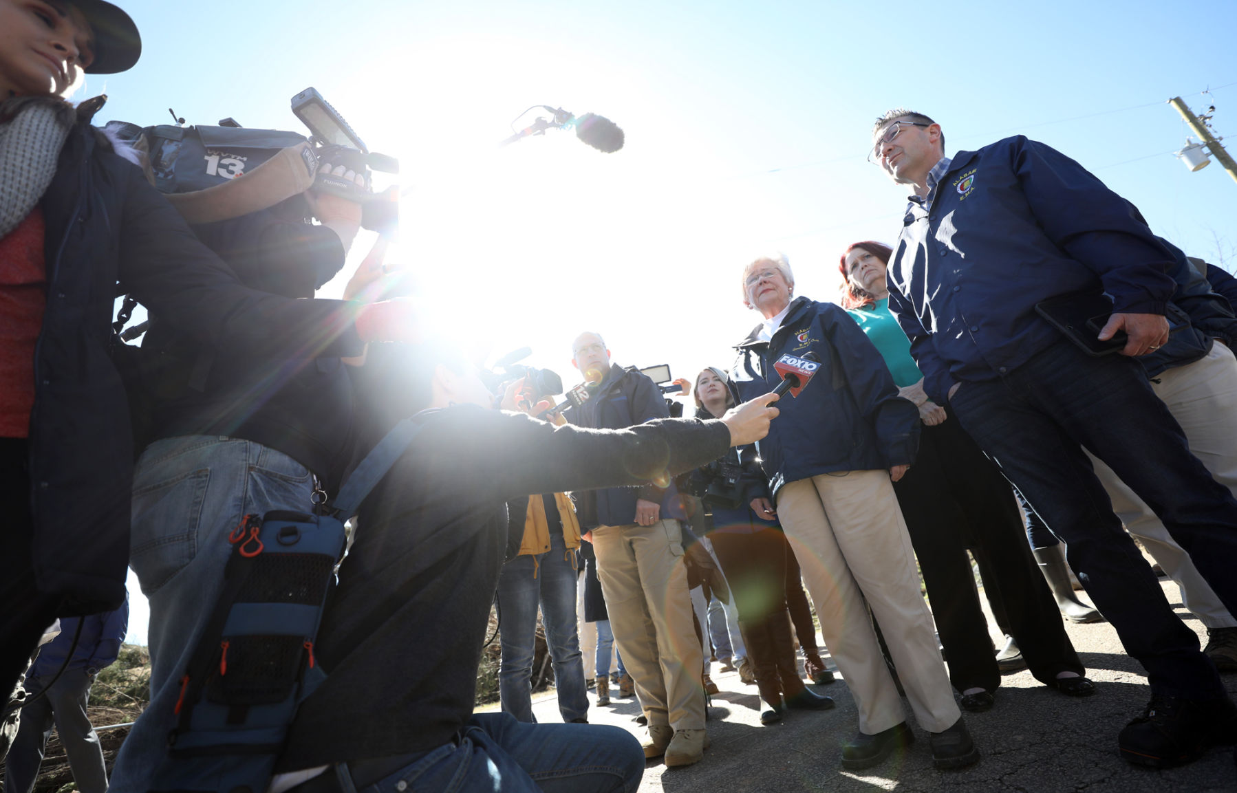 Gov. Kay Ivey tours tornado damage in Beauregard